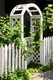 White Arbor In A Garden Stock Photography White Arbor In A Garden Stock Photography