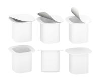 White blank plastic yogurt cup with clipping path vector illustration White blank plastic yogurt cup with clipping path vector illustration