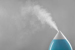 White-blue air humidifier. stock photography White-blue air humidifier. stock photography