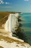 White Cliffs At Seven Sister Stock Photography