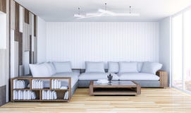 White contemporary living room interior with empty wall Stock Photo White contemporary living room interior with empty wall Stock Photo