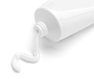 White cream tube