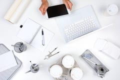 White Desk Home Office royalty free stock images White Desk Home Office royalty free stock images
