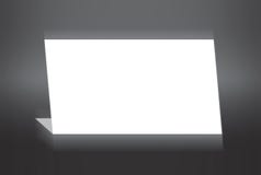 White folded paper standing on grey background vector illustration White folded paper standing on grey background vector illustration