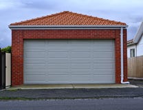 Double sized garage door royalty free stock image Double sized garage door royalty free stock image
