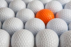 White golf balls stock image White golf balls stock image
