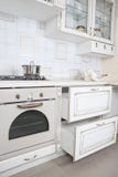 White Kitchen Modern Interior Stock Image White Kitchen Modern Interior Stock Image