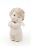 White porcelain angel figurine stock photos White porcelain angel figurine stock photos