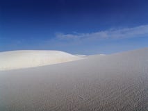 White Sand Dunes Stock Images