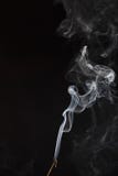 White smoke on black background Royalty Free Stock Photos White smoke on black background Royalty Free Stock Photos