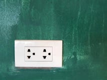 a socket on the wall royalty free stock photo a socket on the wall royalty free stock photo