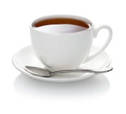 White Tea Cup Isolated