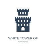 white tower of thessaloniki icon in trendy design style. white tower of thessaloniki icon isolated on white background. white stock illustration white tower of thessaloniki icon in trendy design style. white tower of thessaloniki icon isolated on white background. white stock illustration