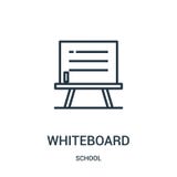 whiteboard icon vector from school collection. Thin line whiteboard outline icon vector illustration. Linear symbol for use on web vector illustration whiteboard icon vector from school collection. Thin line whiteboard outline icon vector illustration. Linear symbol for use on web vector illustration