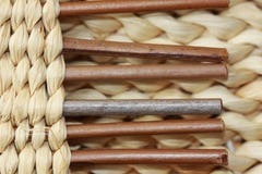 Dried esparto weave detail for background stock image Dried esparto weave detail for background stock image