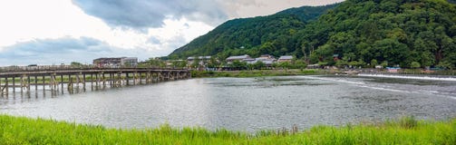 Togetsukyo Bridge and Katsura River in Arashiyama, Kyoto, Japananorama