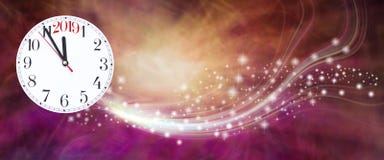 Nearly New Year 2019 Celebration Banner - stock illustration Nearly New Year 2019 Celebration Banner - stock illustration