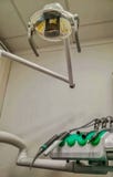 Widok lampa i instrumenty dentysta zdjęcia stock Widok lampa i instrumenty dentysta zdjęcia stock