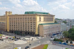 Widok Lubyanskaya kwadrat w Moskwa, Rosja zdjęcie stock Widok Lubyanskaya kwadrat w Moskwa, Rosja zdjęcie stock