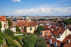 Widok od Praga kasztelu, republika czech zdjęcia royalty free Widok od Praga kasztelu, republika czech zdjęcia royalty free