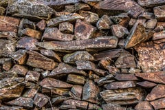 Widok tekstura sprzężona granit ściana szczegółowo zdjęcie stock Widok tekstura sprzężona granit ściana szczegółowo zdjęcie stock