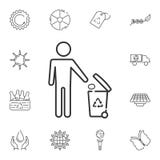 Wiederverwertung der Abfallikone Einfache Elementillustration Wiederverwertung des Abfallsymboldesigns vom Ökologiesammlungssatz lizenzfreie abbildung Wiederverwertung der Abfallikone Einfache Elementillustration Wiederverwertung des Abfallsymboldesigns vom Ökologiesammlungssatz lizenzfreie abbildung