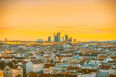 Wiedeń pejzaż miejski w Austria zdjęcia stock Wiedeń pejzaż miejski w Austria zdjęcia stock