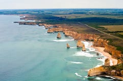 wielki śmigłowcowy oceanu drogi widok obraz stock wielki śmigłowcowy oceanu drogi widok obraz stock