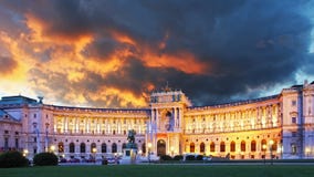 Wien Hofburg slott Arkivbilder Wien Hofburg slott Arkivbilder