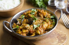 Wieprzowiny i aubergine curry Zdjęcie Royalty Free Wieprzowiny i aubergine curry Zdjęcie Royalty Free