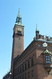 Wierza urząd miasta Copenhagen zdjęcie stock Wierza urząd miasta Copenhagen zdjęcie stock