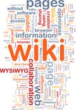 Wiki pagine le concept de fond illustration stock Wiki pagine le concept de fond illustration stock