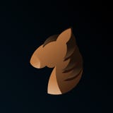 A logo with golden Ratio wild horse royalty free illustration A logo with golden Ratio wild horse royalty free illustration