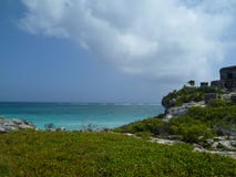 Wild and paradisiac beach, intense colours royalty free stock image Wild and paradisiac beach, intense colours royalty free stock image