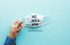 WE WILL WIN on coronavirus,covid-19 outbreak around the world .body health care.medical equipment.demand and supply.hope and