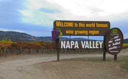 Willkommensschild Napa Valley Kalifornien stockfoto Willkommensschild Napa Valley Kalifornien stockfoto