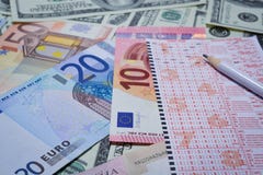 Win de loterij stock afbeelding Win de loterij stock afbeelding