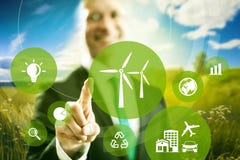 Wind energy concept stock photography Wind energy concept stock photography