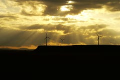 Wind Energy Plant Stock Images