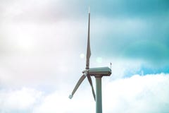 Wind generator for power generation, modern technologies for wind power generation stock photo Wind generator for power generation, modern technologies for wind power generation stock photo