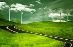 Wind generators, ecology