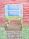 Window Front Porch Royalty Free Stock Images