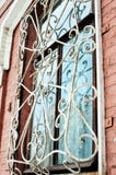 Window with iron bars royalty free stock images Window with iron bars royalty free stock images