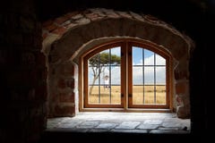 Window of old countryside building Stock Images Window of old countryside building Stock Images