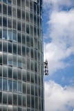 Window washers at work at a skyscraper