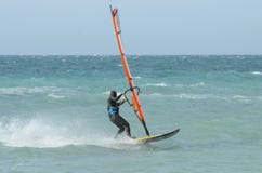 Windsurferritten in de Zwarte Zee Anapa, Rusland stock afbeeldingen Windsurferritten in de Zwarte Zee Anapa, Rusland stock afbeeldingen