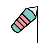 Windy Vector Icon illustration de vecteur Windy Vector Icon illustration de vecteur
