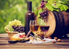 Wine and cheese Royalty Free Stock Image Wine and cheese Royalty Free Stock Image