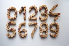 Wine cork numbers royalty free stock image Wine cork numbers royalty free stock image
