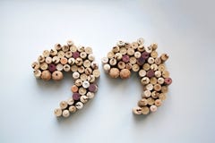 Wine corks quotation marks silhouette stock image Wine corks quotation marks silhouette stock image